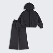 Спортивний костюм для дівчинки КС848 трикотаж-тринитка Бембі YX0-графітовий