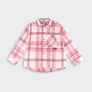 Сорочка верхня для дівчинки РБ221 фланель Бембі 3G3-рожевий