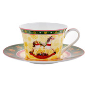 Набір чайний порцеляновий 2 предмети 180 мл Christmas Collection Lefard 986-142