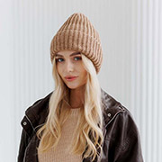 Шапка в'язана Winter Mood Art Knit бежева