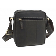 Чоловіча шкіряна сумка-месенджер Visconti S-8 oil brown