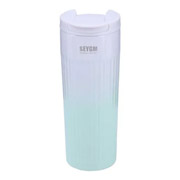 Термочашка з кришкою flip 500 мл Happy Life HP154GR бірюзовий градієнт