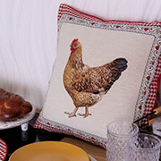 Декоративна гобеленова наволочка Ряба Добробут Прованс