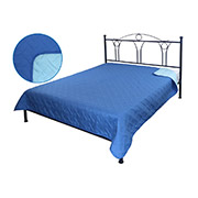 Покривало двостороннє Руно Лілія синє