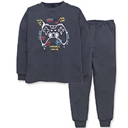 Піжама для хлопчика 0102302джо футер з підчосом Татошка сірий