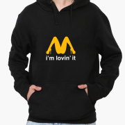 Худі чоловічий Я це люблю MobiPrint 9225-2013 чорний