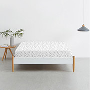 Простынь на резинке Grey Starfall Cs1 ранфорс Cosas высота 25 см