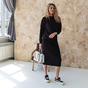 Спідниця в'язана Katrin new Art Knit чорний