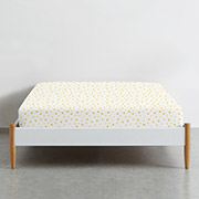 Простирадло на гумці Yellow Stars ранфорс Cosas висота 20 см