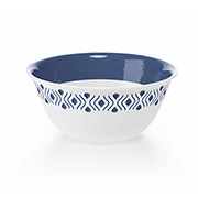 Миска пластикова Tosca діаметр 23 см Stefanplast 55051 біло-синя