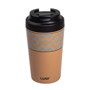 Термочашка 380 мл Вишиванка Yiwu HP-14-50O коричнева