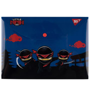 Папка-конверт пластикова на кнопці В5 Ninja Yes 492228