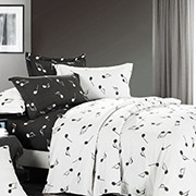 Комплект постільної білизни Selena Нотки комбі 100355