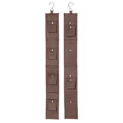 Вішалка для сумок двостороння 10x81 см Handy Home BE-04B коричнева