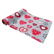 Ранер новорічний водостійкий Winter Love SoundSleep сірий