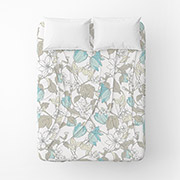 Простирадло бязеве Весняний вечір Home Line блакитний