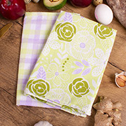 Набір із 2 вафельних кухонних рушників 604 Picnic Mirson