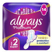 Прокладки гігієнічні 14 шт Always Platinum Super Duo