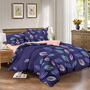 Комплект постільної білизни Selena Перо синє 100315