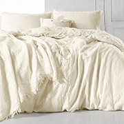 Комплект постільної білизни Muslin SoundSleep Milk молочний