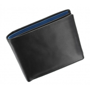 Чоловічий шкіряний гаманець Visconti PM-101 Pablo black cobalt