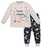 Пижама 0102302блч футер с подчесом Татошка бежевый