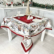 Скатертина гобеленова новорічна Benask LiMaSo