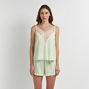 Піжама жіноча Lime Cream майка та шорти Ellen LPB 4772/10/01