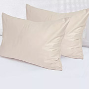 Однотонна наволочка Ярослав сатин 04 молочна