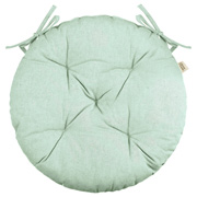 Кругла подушка на стілець Oliver Ardesto аквамарин