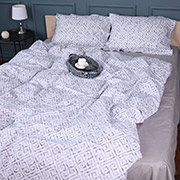 Постільна білизна 00-6 Geometry Grey поплін MirSon