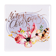 Набір підставок під гаряче 2 предмета 10 см Різдвяний олень Lefard 924-465