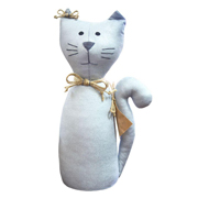 Іграшка інтер'єрна 30 см Кіт на стіл Silver Dust Прованс