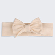 Пов'язка на голову ГУ114 трикотаж-рубчик Бембі 200-молочний