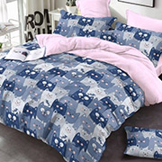 Постільна білизна 101419 Котячий хор-6 бязь-люкс Selena