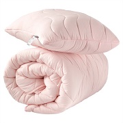 Набір антиалергенний з ковдри та подушки Tropical Ideia 8-32432 пудра