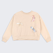 Джемпер для дівчинки ДЖ381 трикотаж Бембі 200-молочний