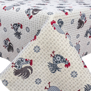 Скатертина гобеленова кругла Пташиний двір Limaso