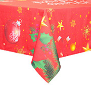 Скатертина бавовняна Merry Christmas Home Line червона