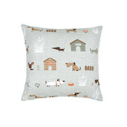 Подушка декоративна 40х40 Гав-гав Home Line 178519 сіра