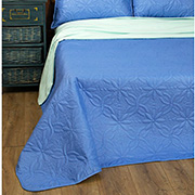 Покривало стьобане Broadway Basic Lotus синє