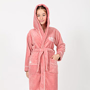 Халат махровий для дівчинки 33007 pudra Nusa