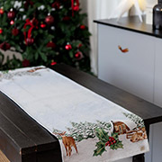 Доріжка гобеленова новорічна Squirrel Прованс