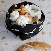 Хлібниця Шапочки на чорному Прованс