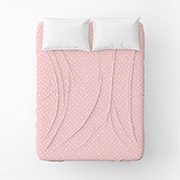 Простирадло Горох бязь Home Line рожеве