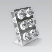 Набір ємностей для спецій 6 предметів Basic Maestro MR1726