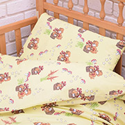 Дитяча постільна білизна 10-0117 Green бязь-gold Nostra