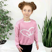 Джемпер для дівчинки Queen Art Knit рожевий