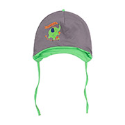 Шапочка на зав'язках ШП80 супрем Бембі X60-сірий-зелений