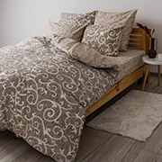 Постільна білизна Beige and white Soft dreams бязь ТЕП